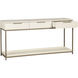 Rebel 63 X 17.75 inch Champagne Gold / Cream Console Table with Drawers